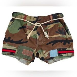 Riley Vintage Raceway Camo Shorts Size S